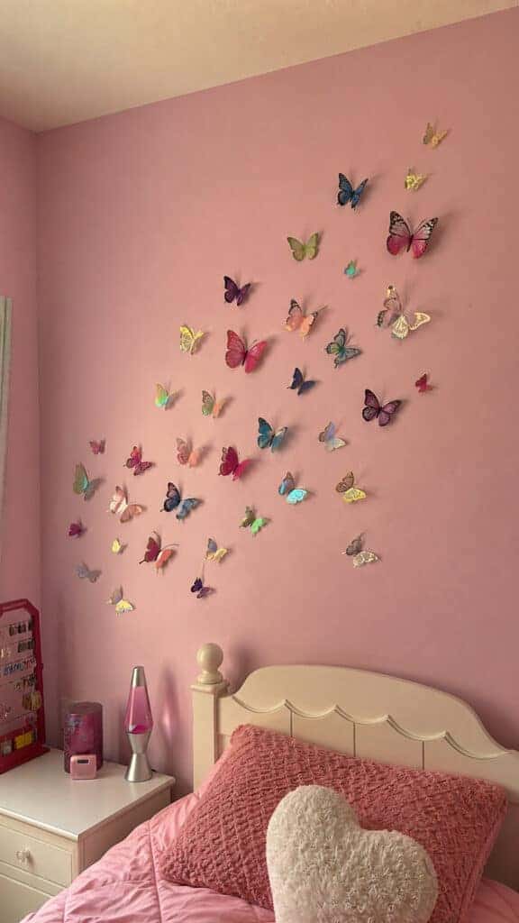 Butterfly Clips and Wall Decals