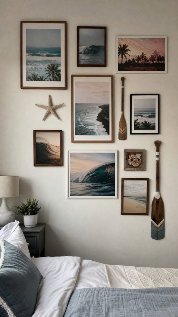 Beach-Themed Wall Art and Gallery Walls