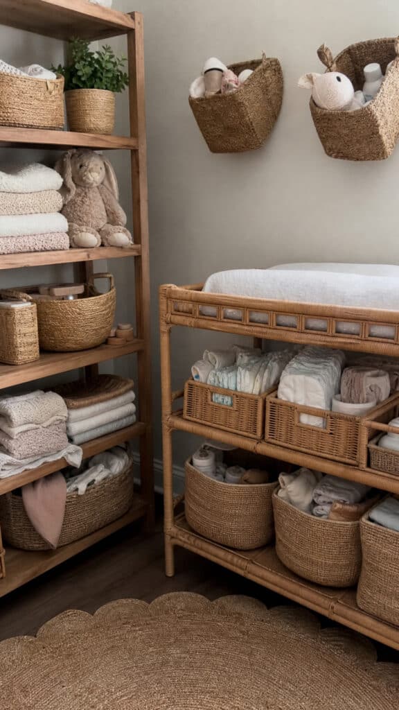 Use Woven and Rattan Storage