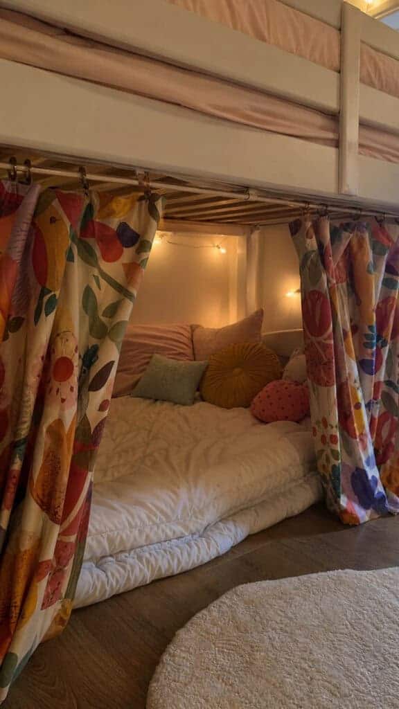 Create a Cozy Cave with Curtains