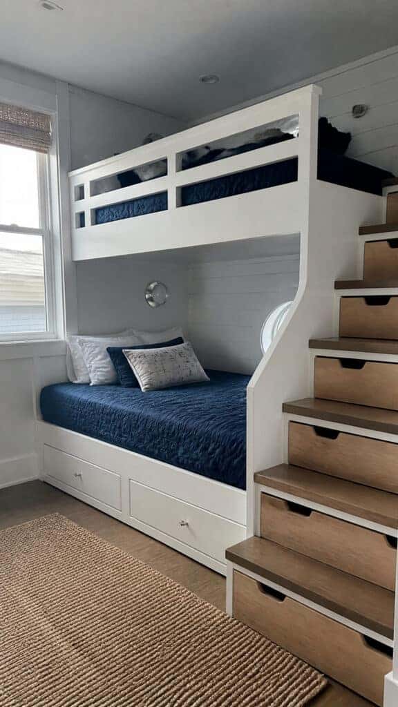 Classic Staircase Drawers for Maximum Organization