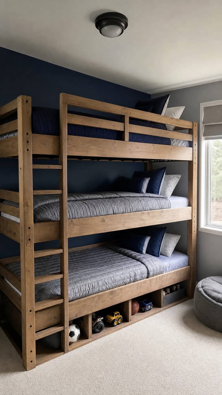Space-Saving Magic with Triple Bunk Beds