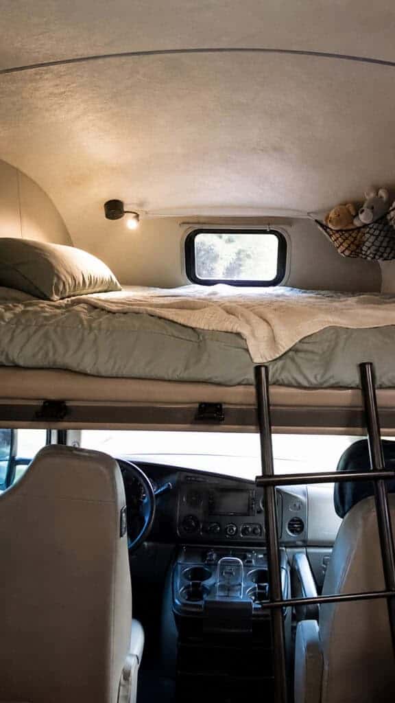 Overhead Cab Bunk Extension