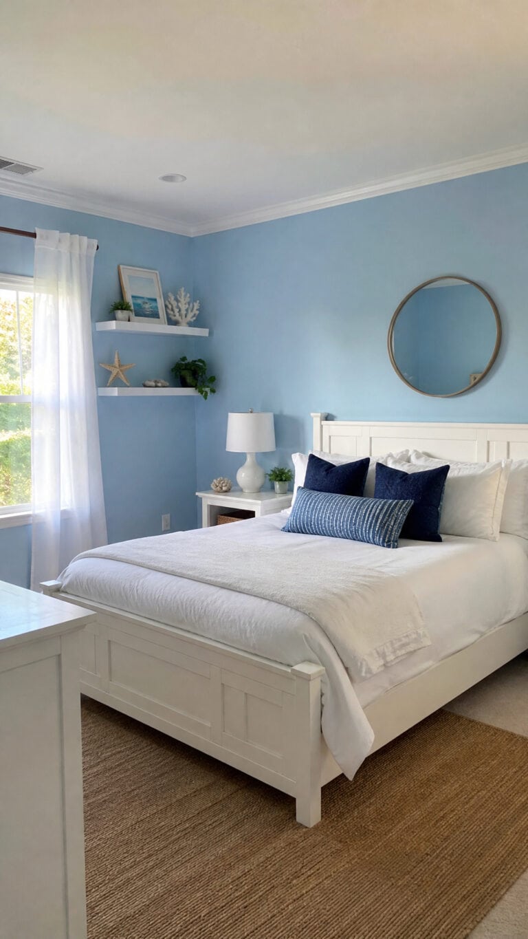 Soft Blue and White Color Palette