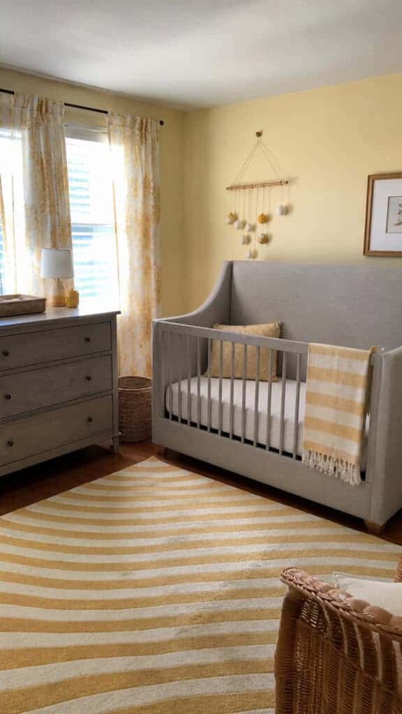 Pale Yellow and Gray: Cheerful Yet Calm
