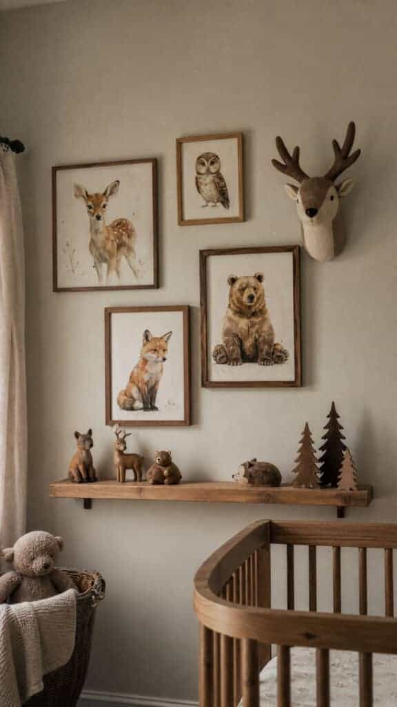 Adorable Woodland Animal Decor and Wall Art