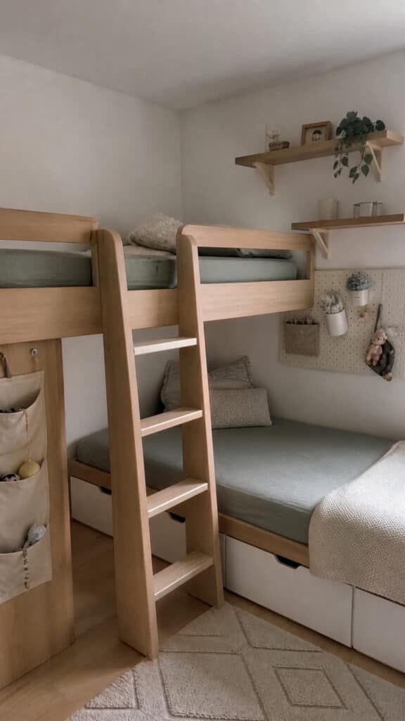 Space-Saving L Shaped Bunk Bed Layouts for Small Rooms