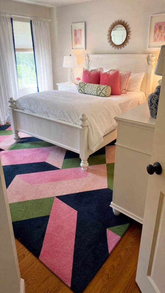 Colorful Rug as a Statement Piece