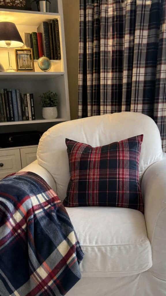 Plaid Accents and Textiles