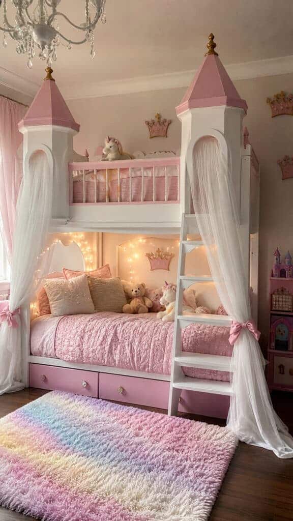 Princess and Themed Bunk Bed Designs