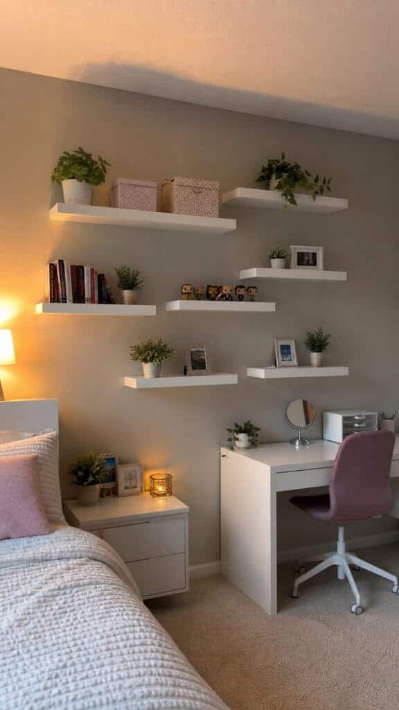 Open Shelving for Display and Organization