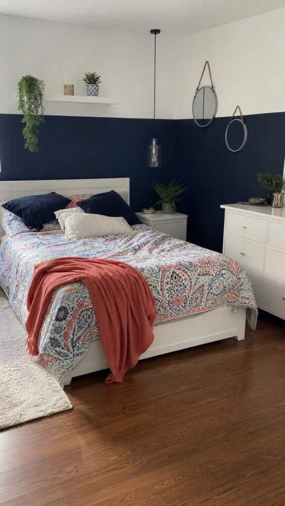 Two-Tone Walls with a Bold Dividing Line