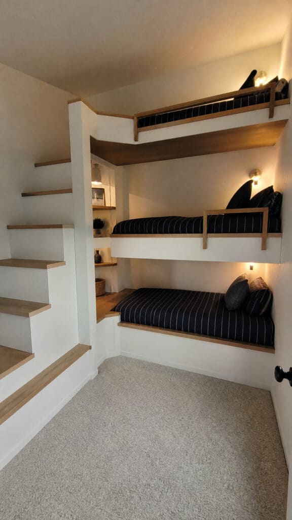 Corner Triple Bunk Design