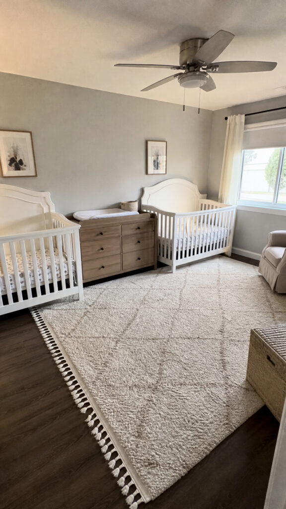 Smart Furniture Layout for Two Cribs