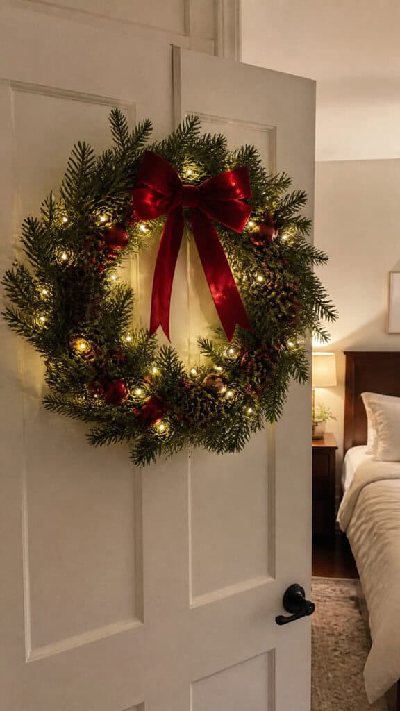 Classic Christmas Wreath with a Personal Twist
