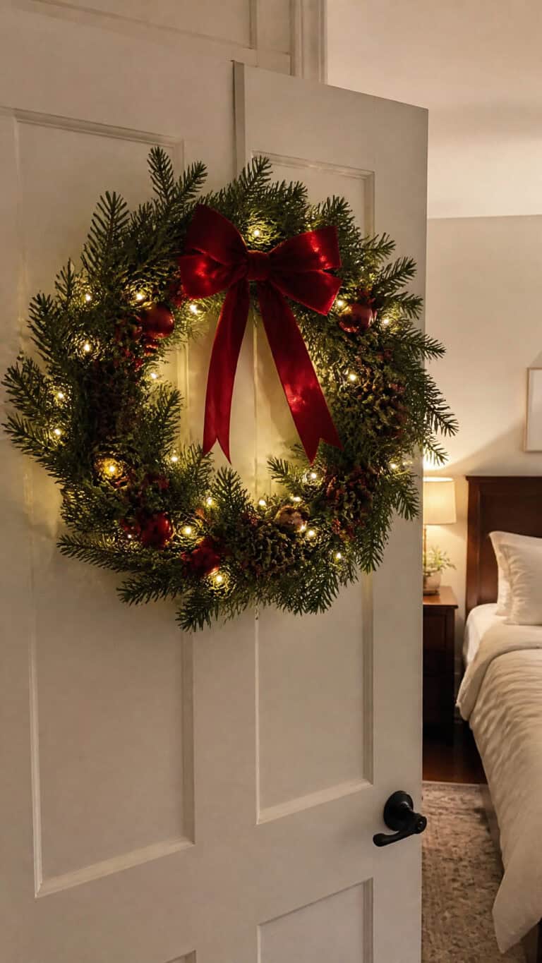 Classic Christmas Wreath with a Personal Twist