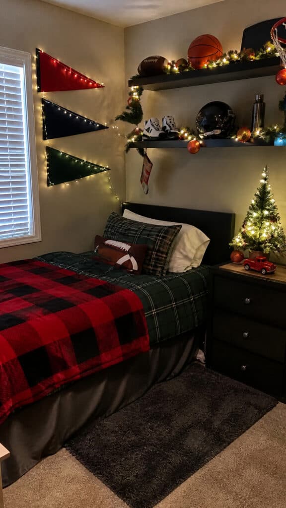 Sports-Themed Holiday Decor
