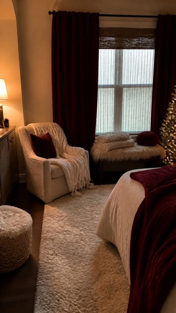 Add Warmth with Textiles and Rugs