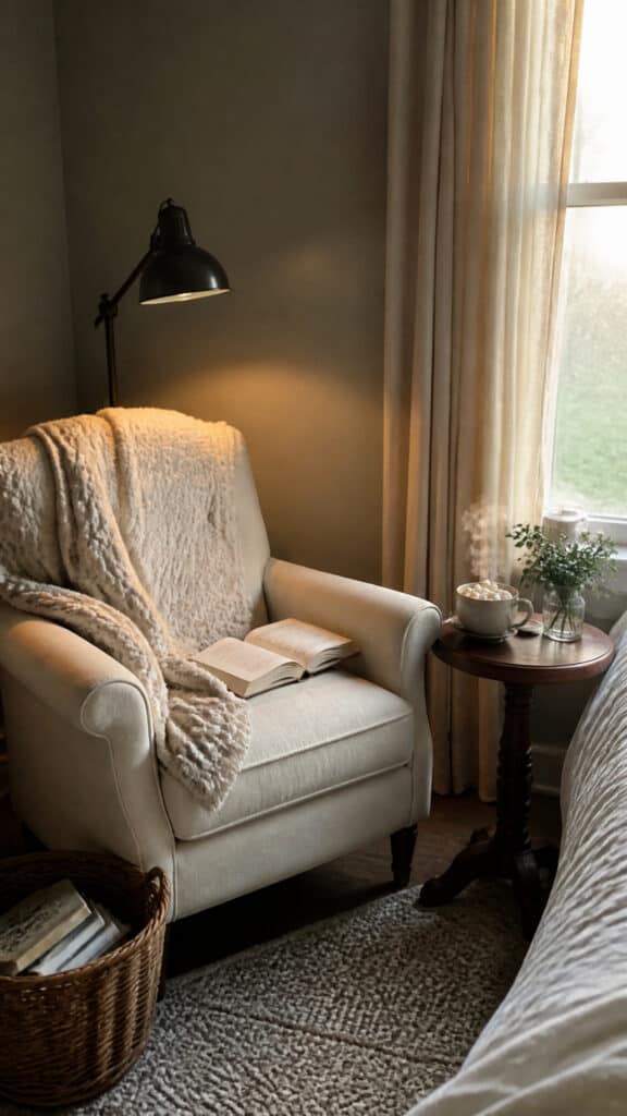 Create a Hot Cocoa and Reading Nook