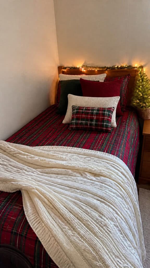 Festive Bedding Transforms the Whole Room