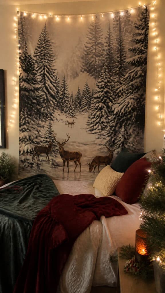 Festive Wall Tapestry as Statement Decor