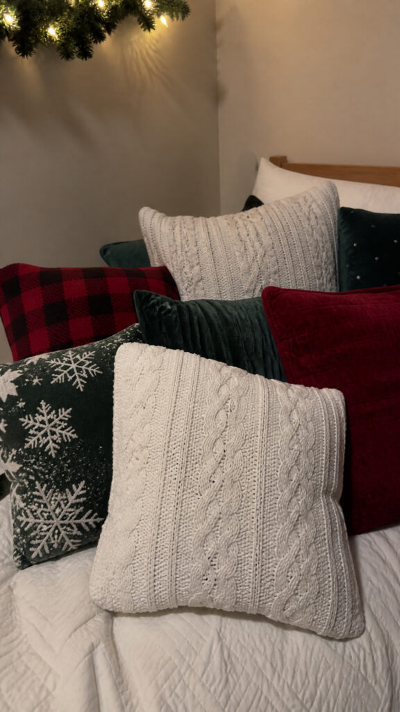 Holiday Throw Pillows for Instant Coziness