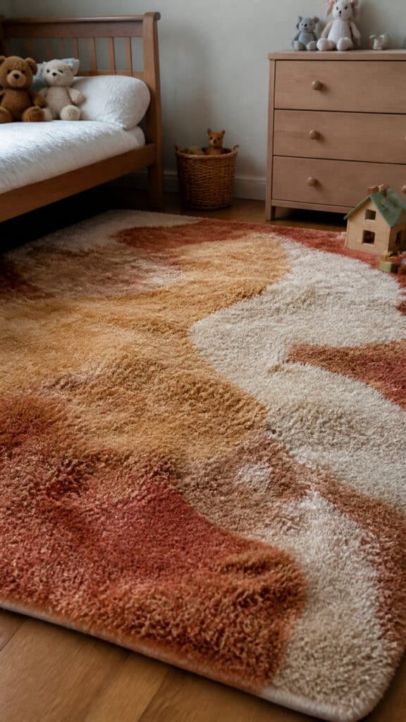 Add Warm Area Rugs for Comfort