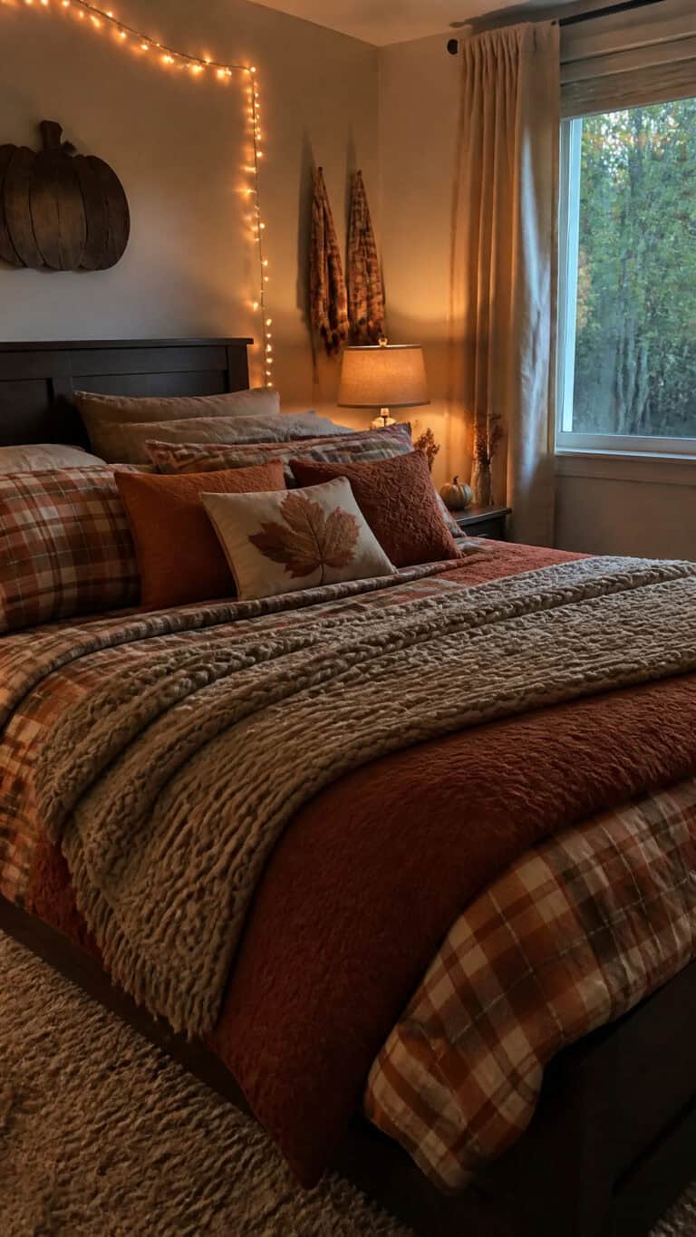 Layer on Warm, Textured Bedding