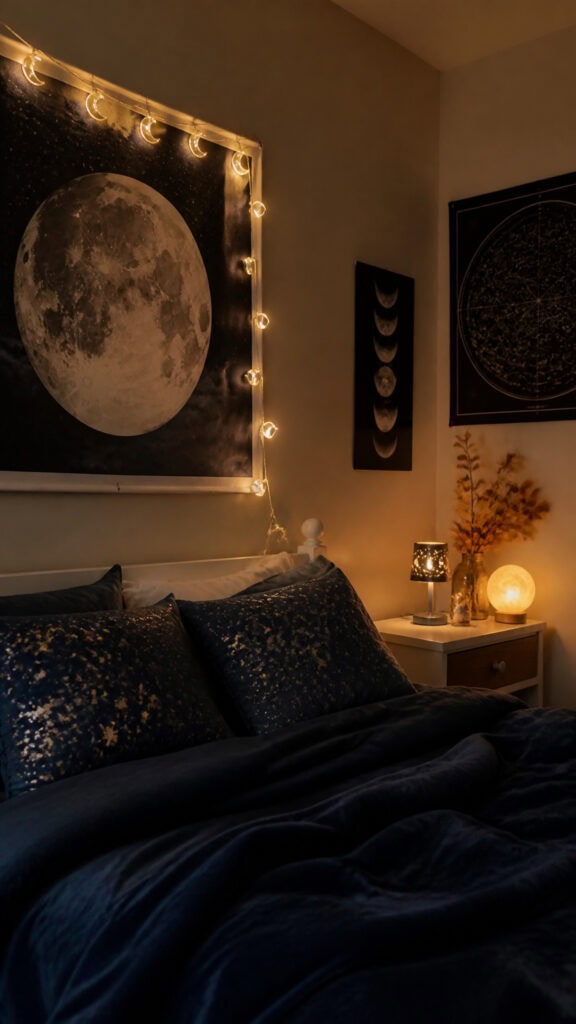 Harvest Moon and Stars Theme