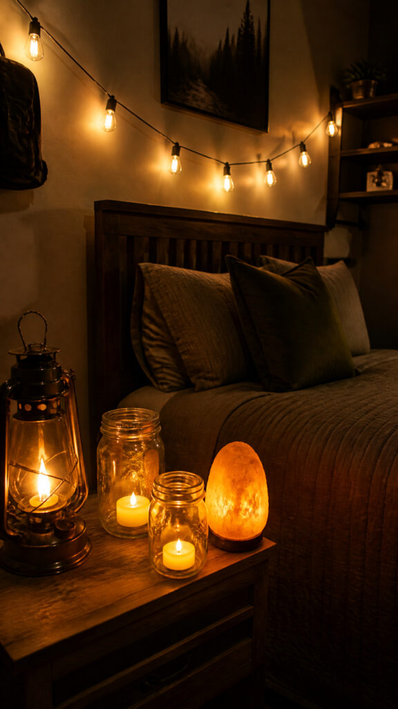 Cozy Campfire-Inspired Lighting