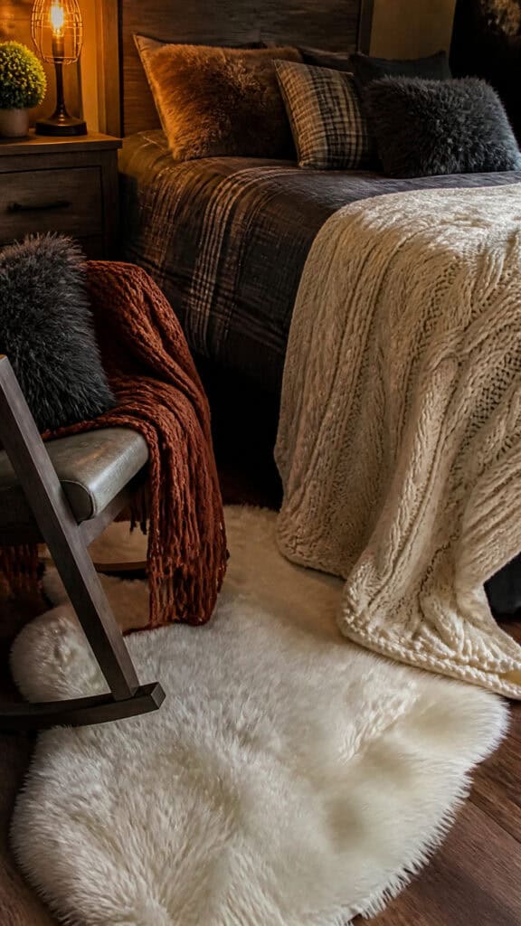 Faux Fur and Chunky Knit Textures