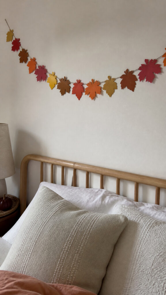 Leaf Garland from Real or Paper Leaves