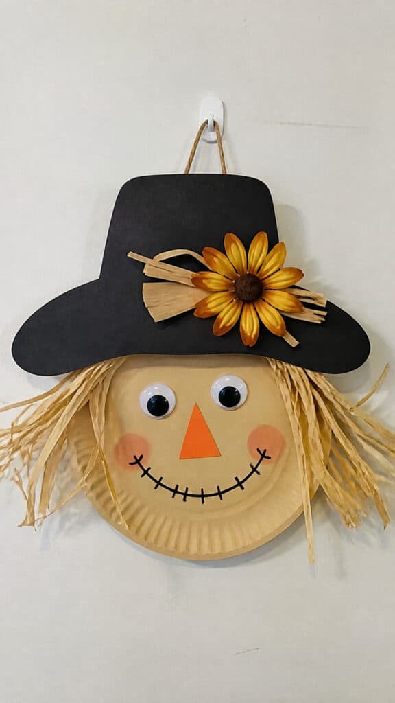 Paper Plate Scarecrow Faces