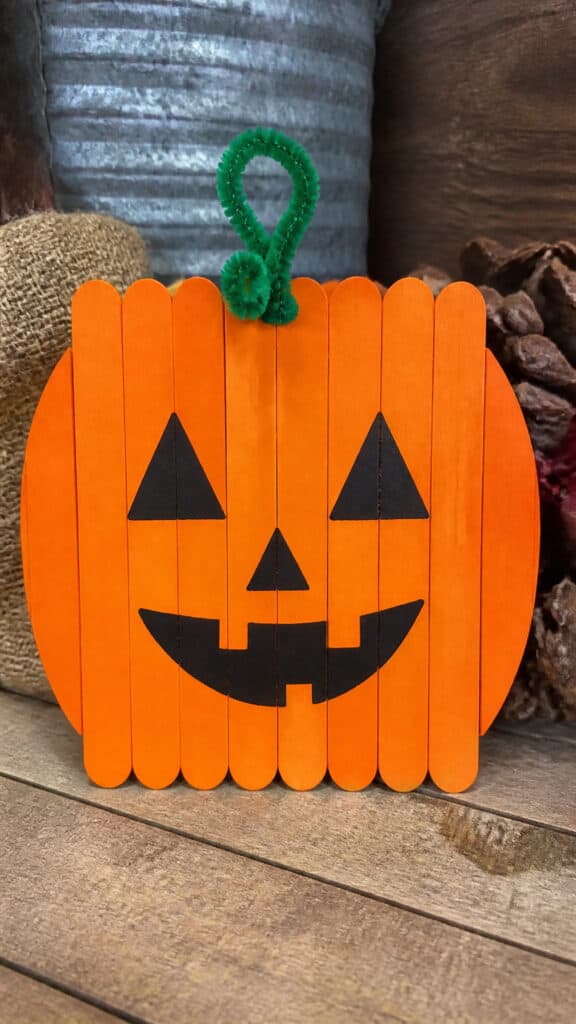 Popsicle Stick Pumpkin Patch Signs