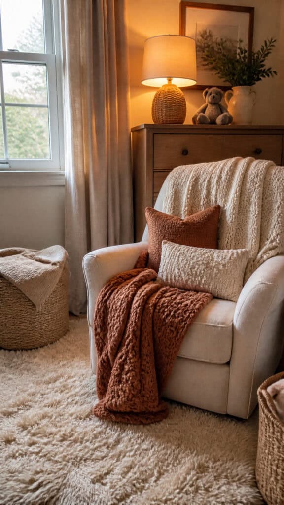 Cozy Textiles and Layered Fabrics