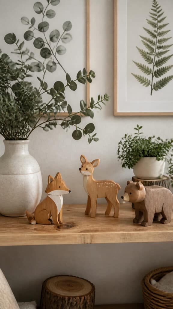 Natural Elements and Woodland Touches