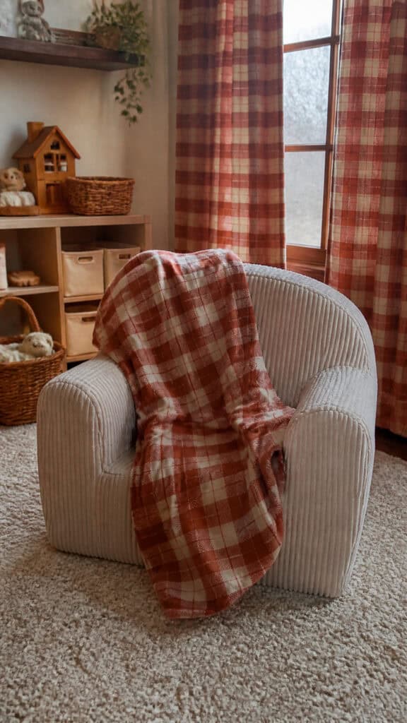 Warm Plaid Patterns and Flannel Touches