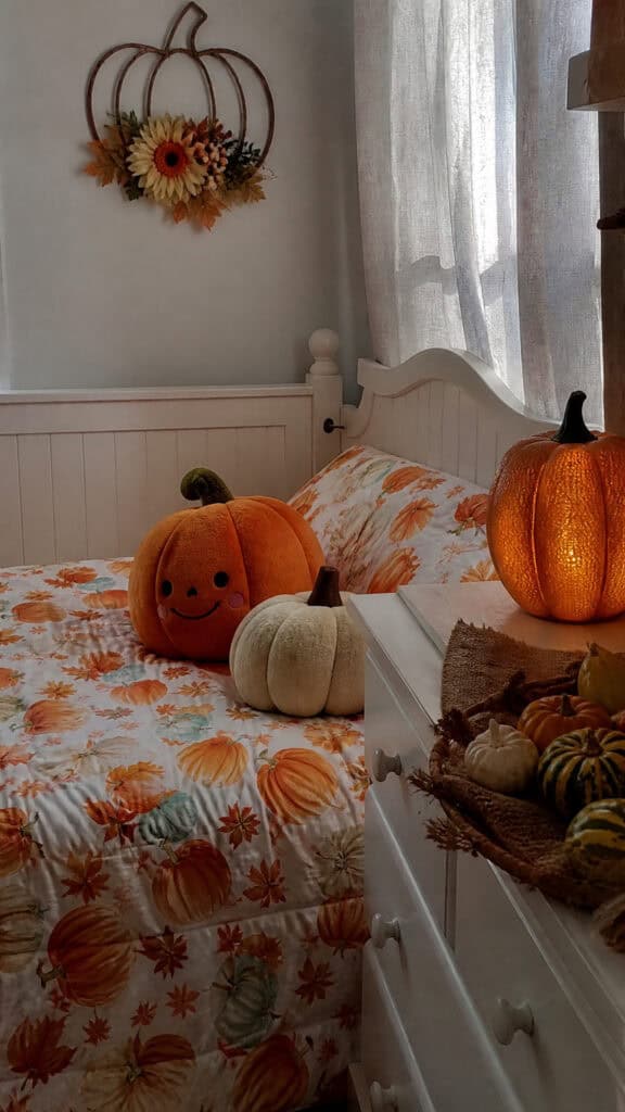 Decorate with Pumpkin and Harvest Accents