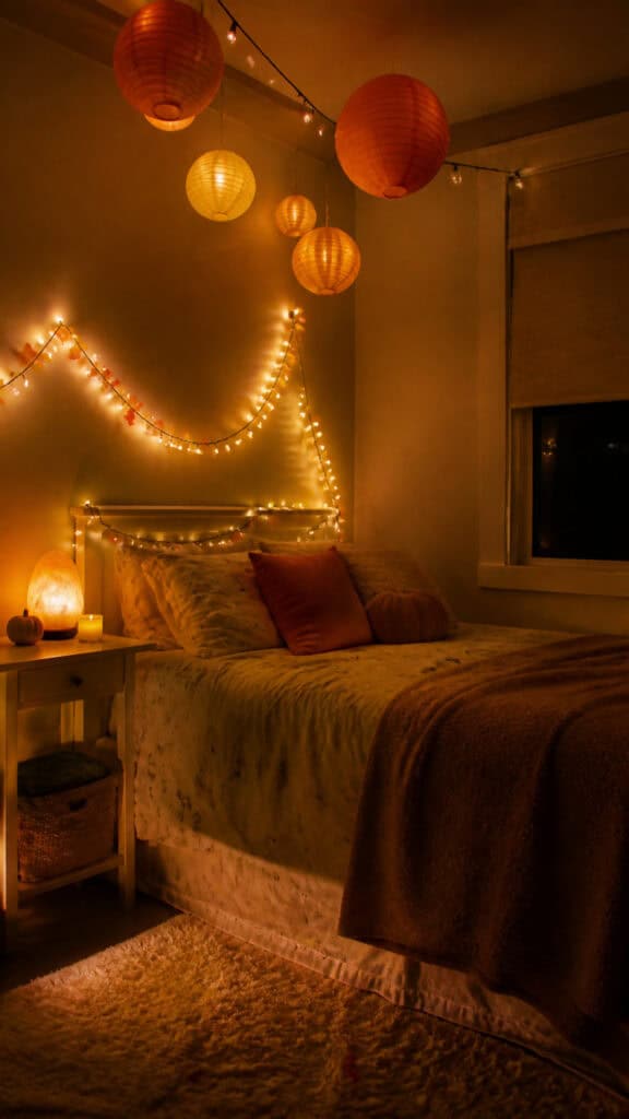 Light It Up with Warm Autumn Lighting