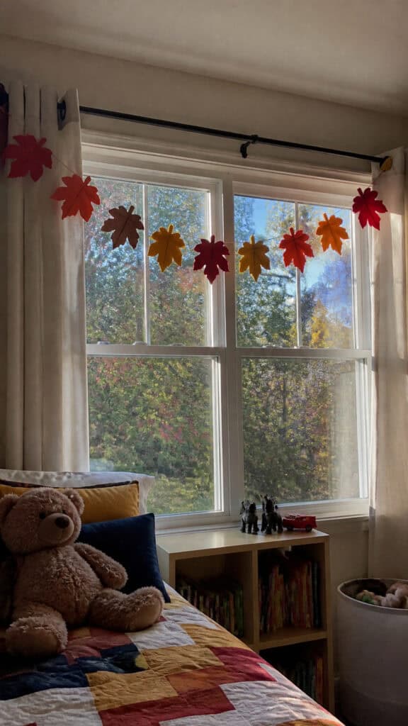 Autumn Leaf Garland and Banners