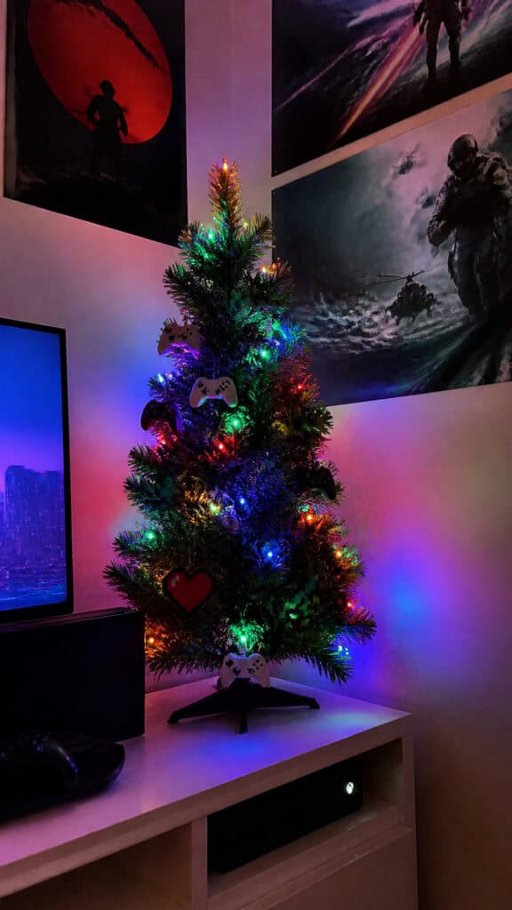 Gaming-Themed LED Tree