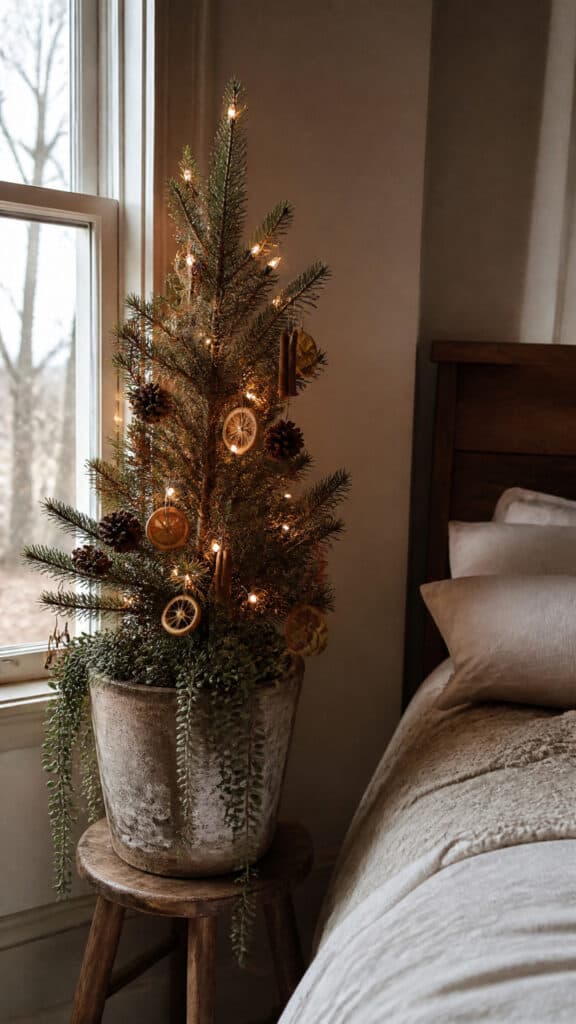 Succulent and Pinecone Natural Tree