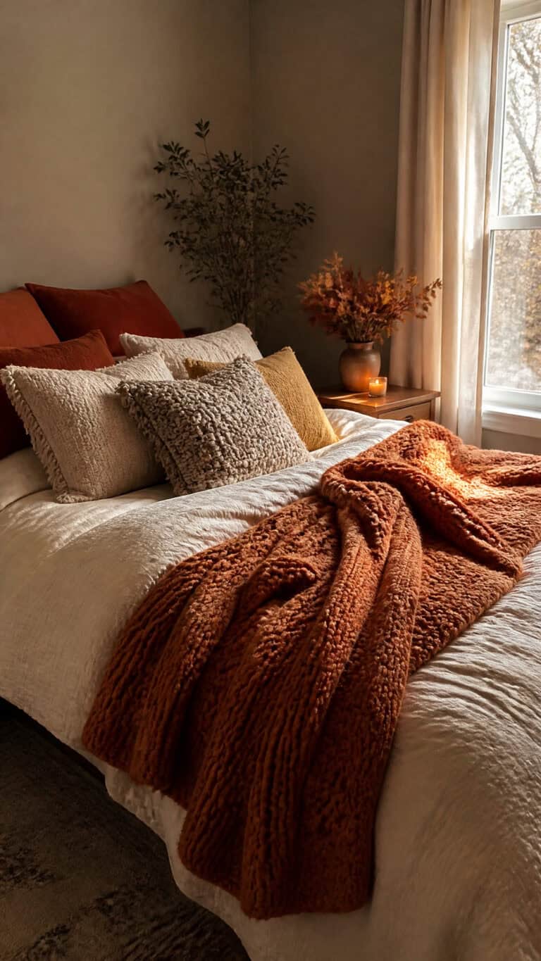 Swap Your Bedding for Warm, Textured Layers