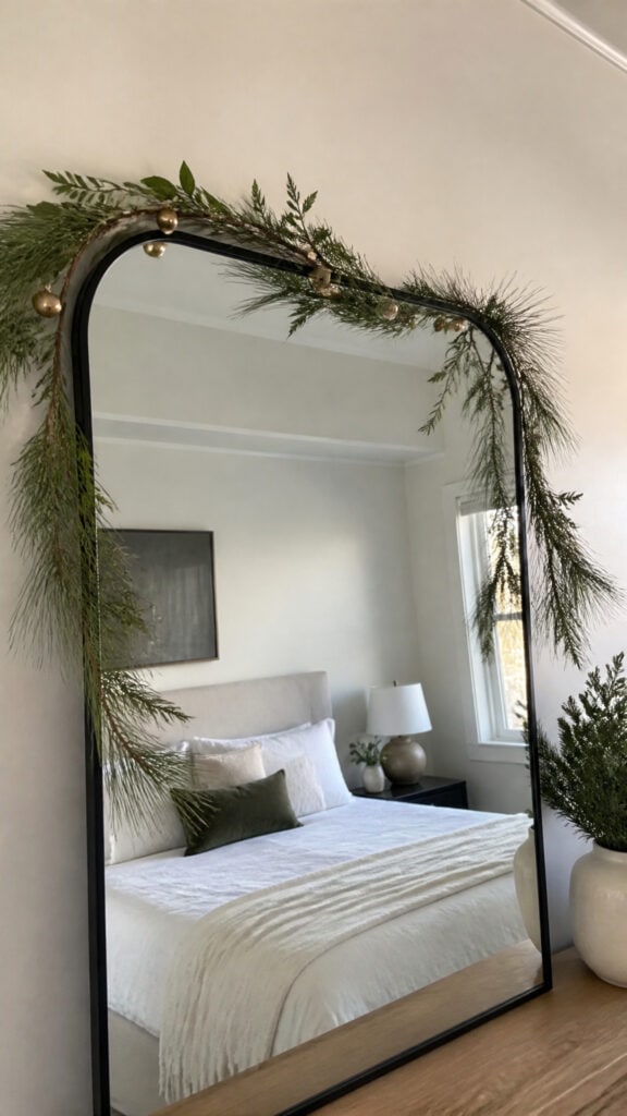 Minimalist Garland Along a Window or Mirror